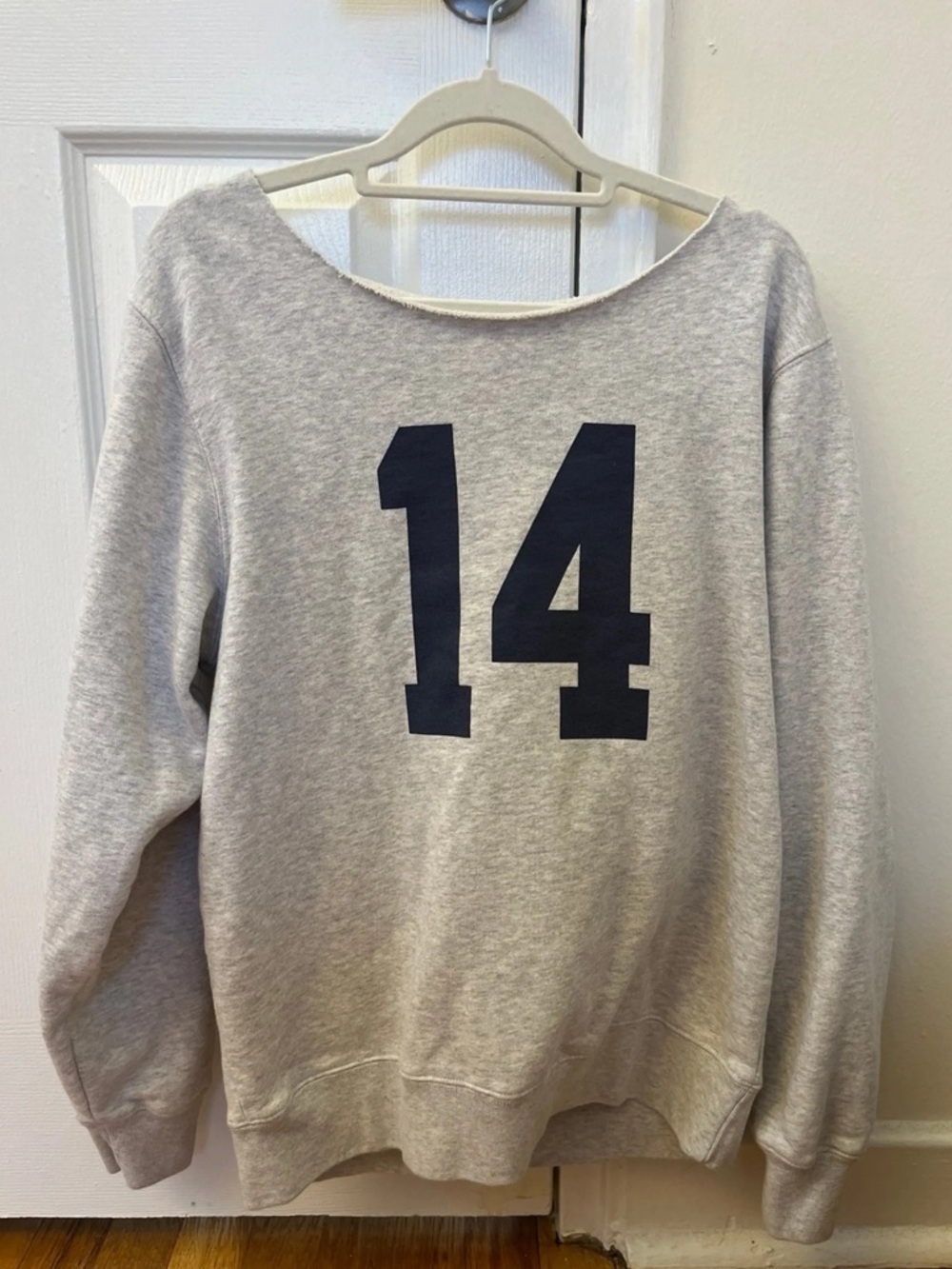 Brandy Melville John Galt Off Shoulder Crewneck Sweatshirt 14